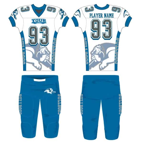 Wholesale Custom Sublimated Football Uniforms - YBA Shirts